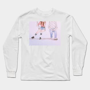 Pastel Couple Long Sleeve T-Shirt